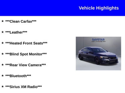 2023 Honda Civic Hatchback Sport Touring