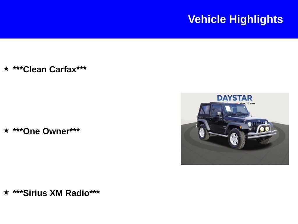 2014 Jeep Wrangler Sport