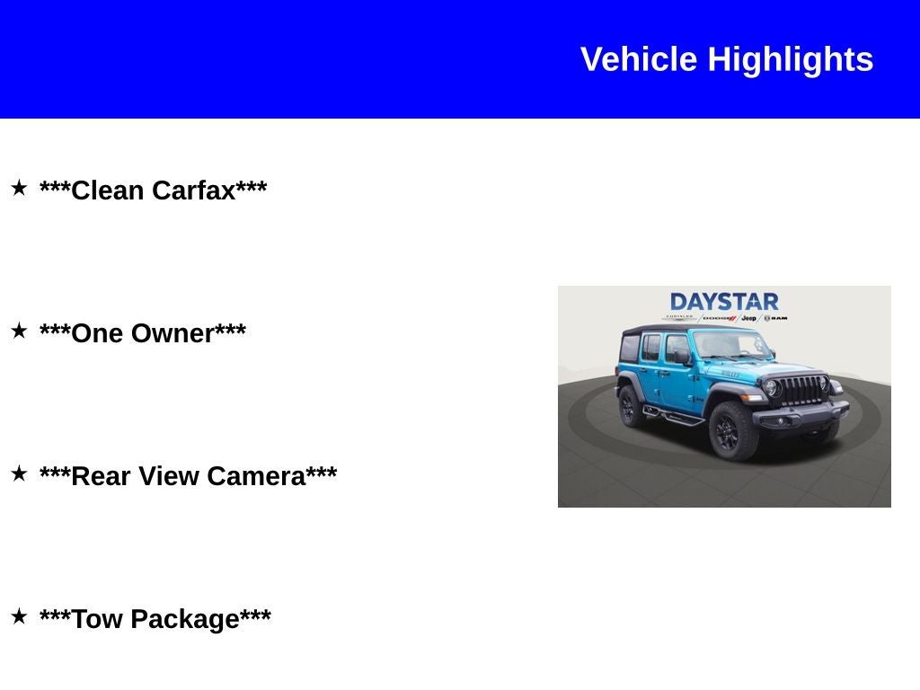 2020 Jeep Wrangler Unlimited Willys 4x4