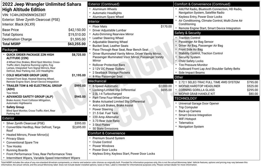 2022 Jeep Wrangler Unlimited High Altitude 4x4