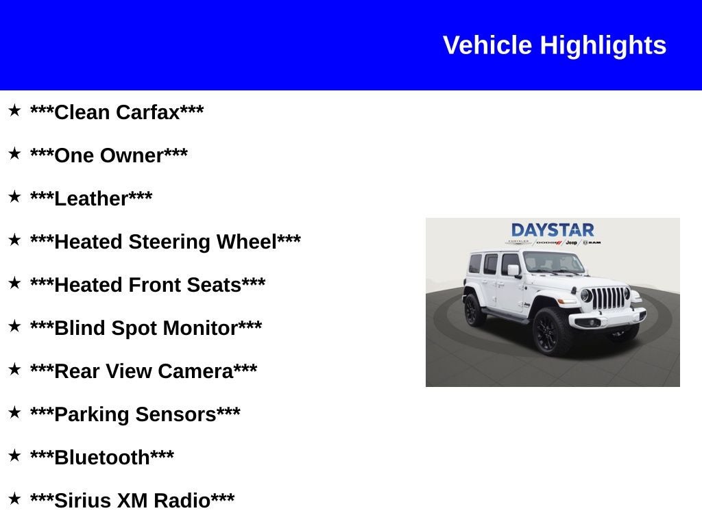 2023 Jeep Wrangler 4-Door High Altitude 4x4