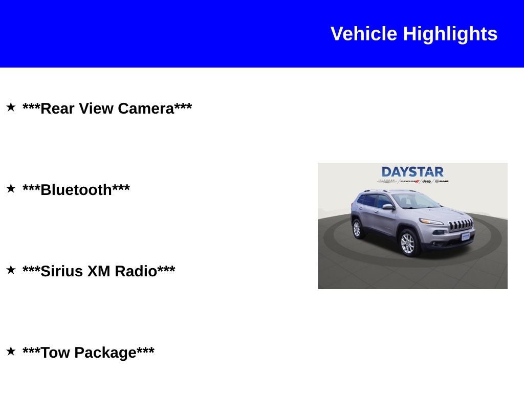2018 Jeep Cherokee Latitude 4x4