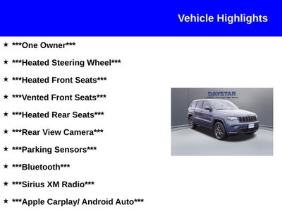 2021 Jeep Grand Cherokee 80th Anniversary 4x4