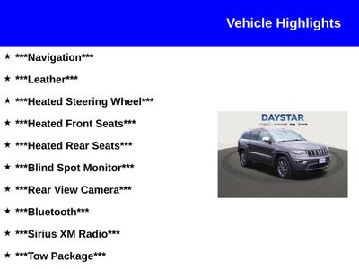 2017 Jeep Grand Cherokee Limited 4x4