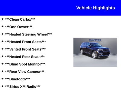 2022 Jeep Grand Cherokee Summit 4x4