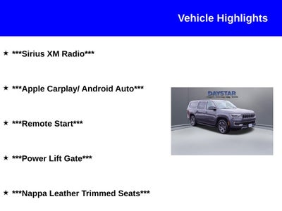 2024 Jeep Wagoneer L Series II 4x4