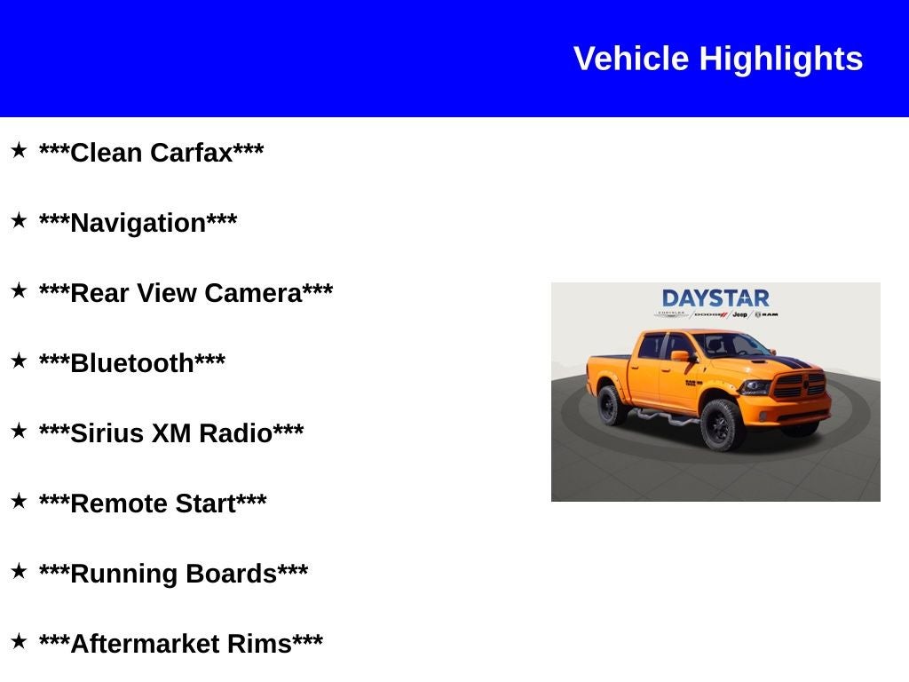 2017 RAM 1500 Sport