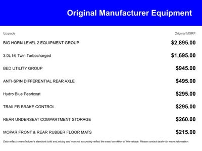 2026 RAM Ram 1500 RAM 1500 BIG HORN CREW CAB 4X4 5'7' BOX