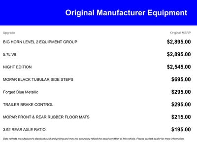 2026 RAM Ram 1500 RAM 1500 BIG HORN CREW CAB 4X4 5'7' BOX
