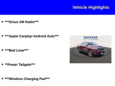 2025 RAM 1500 Limited Longhorn Crew Cab 4x4 5'7' Box