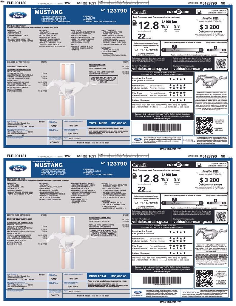 2021 Ford Mustang GT Fastback