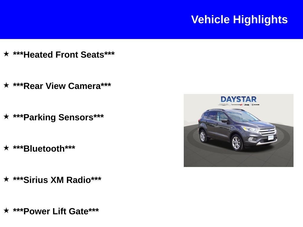 2019 Ford Escape SEL