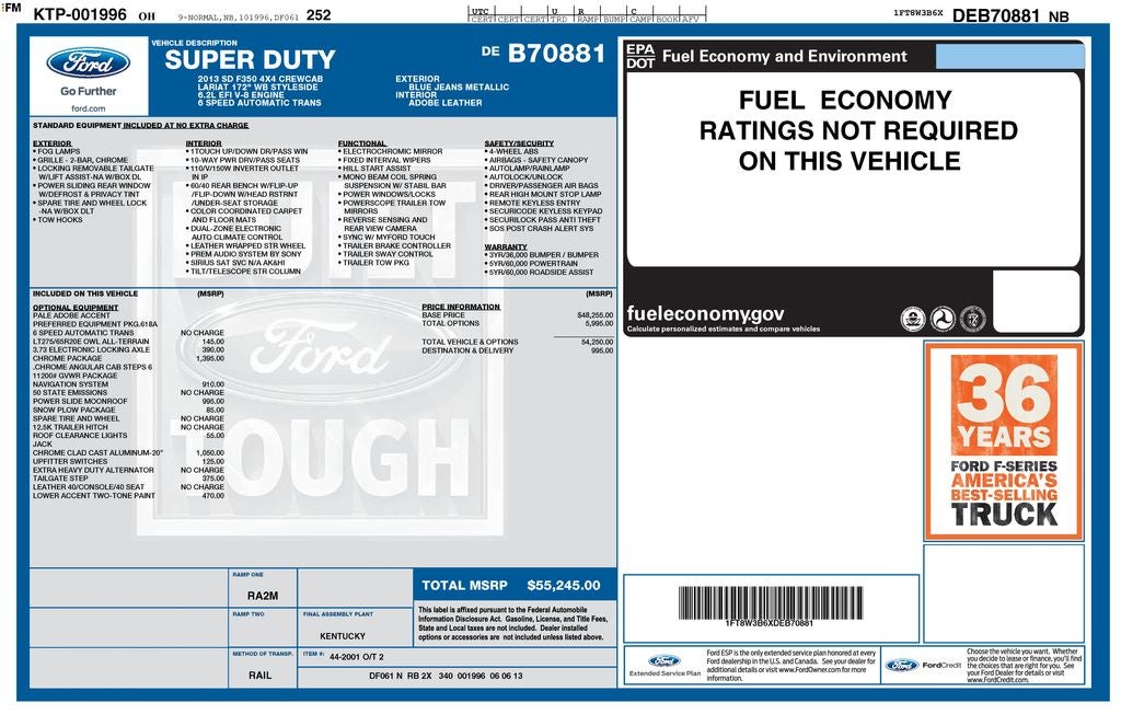 2013 Ford F-350 LARIAT