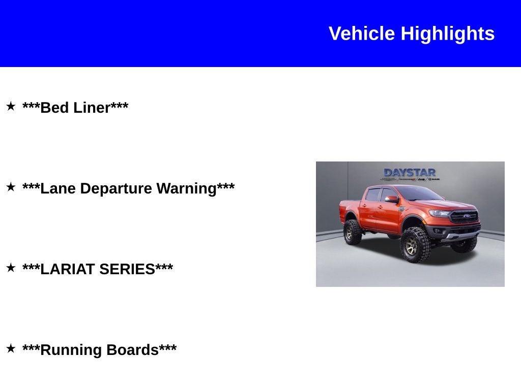 2019 Ford Ranger LARIAT