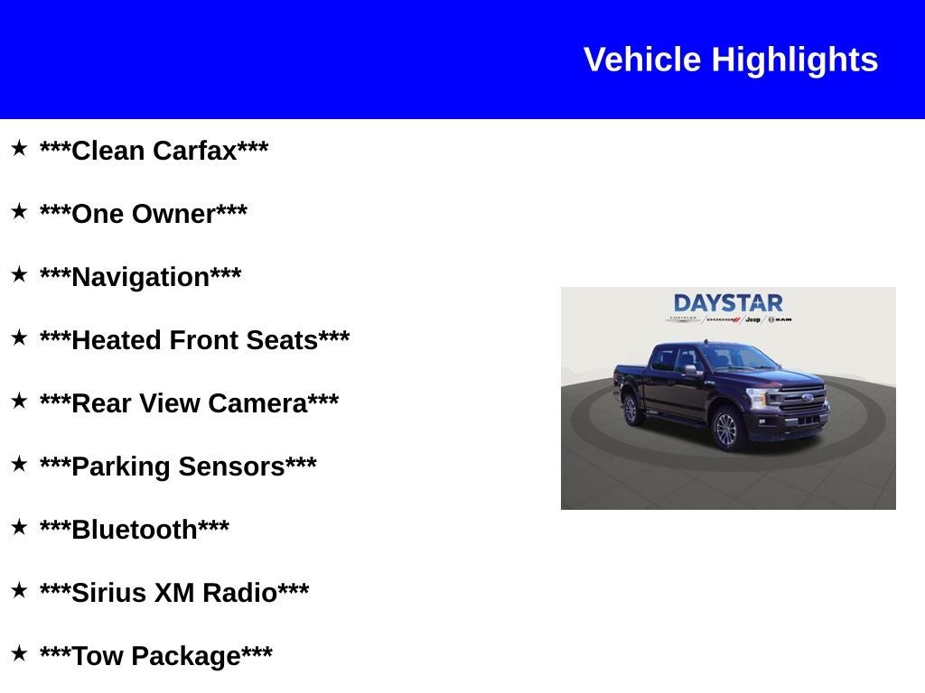 2019 Ford F-150 XLT
