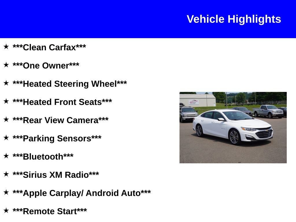 2024 Chevrolet Malibu FWD 2LT