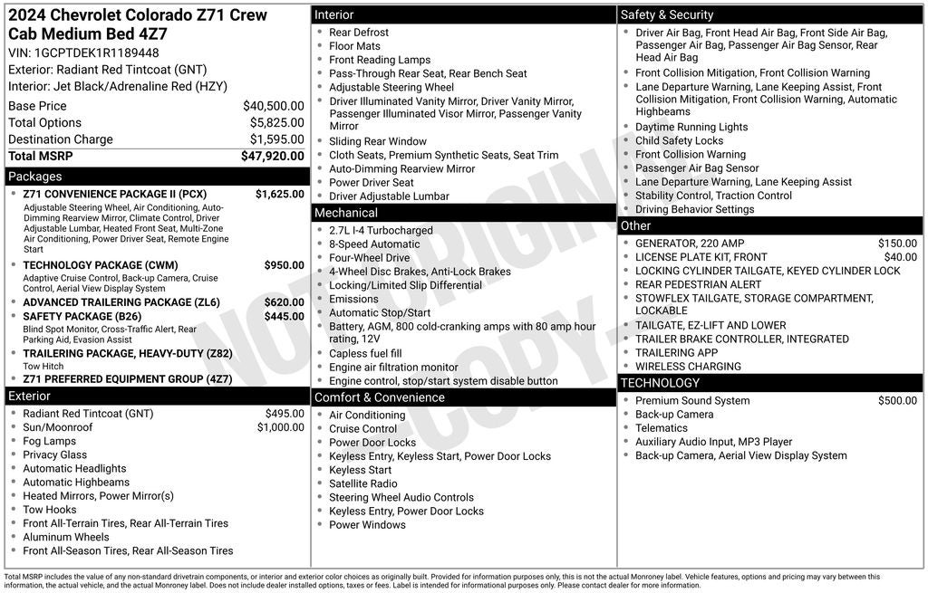 2024 Chevrolet Colorado 4WD Z71