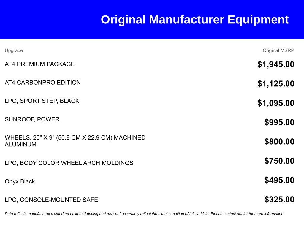 2023 GMC Sierra 1500 4WD Crew Cab Short Box AT4