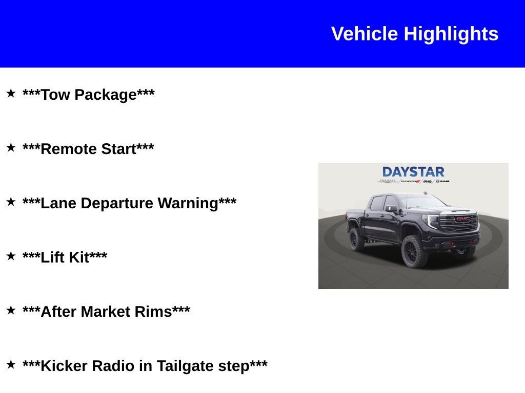 2023 GMC Sierra 1500 4WD Crew Cab Short Box AT4