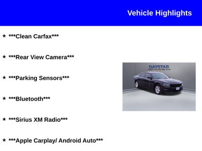2018 Dodge Charger SXT RWD