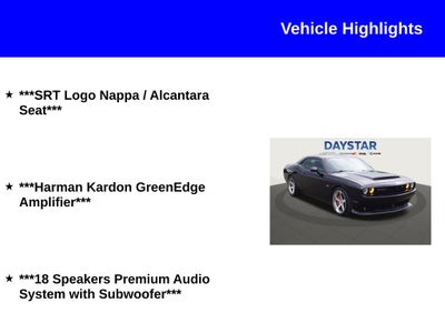 2018 Dodge Challenger SRT 392