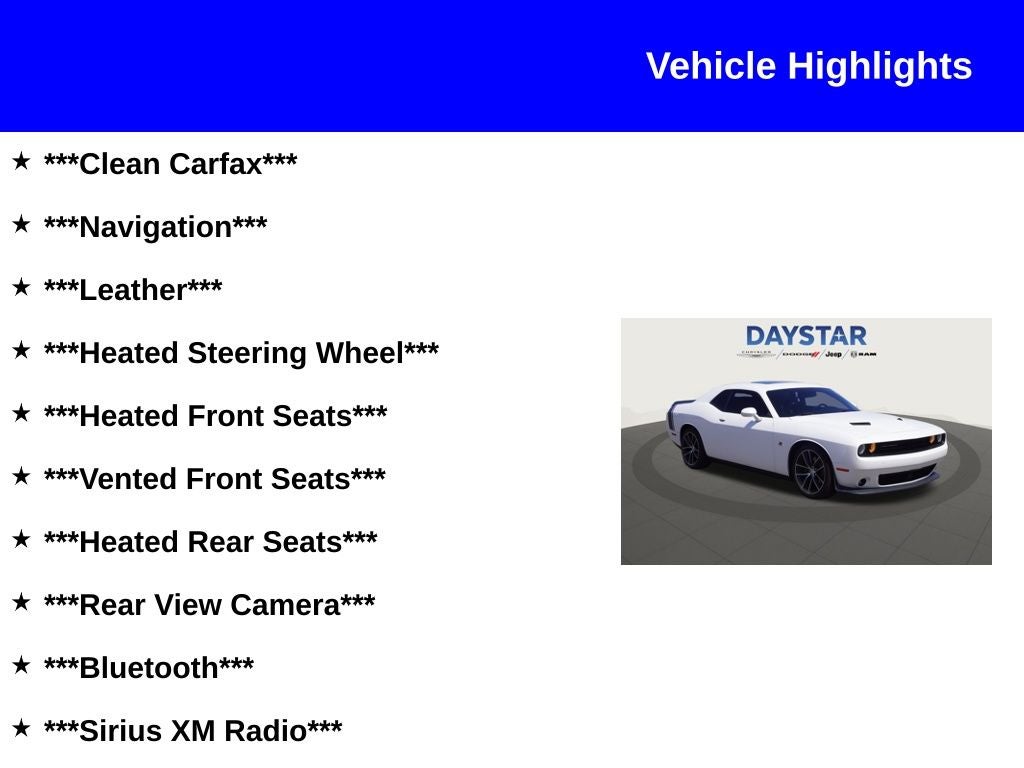 2016 Dodge Challenger R/T Scat Pack