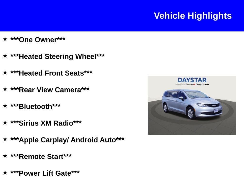 2023 Chrysler Voyager LX