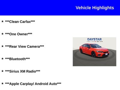2024 Honda Civic Sedan Sport