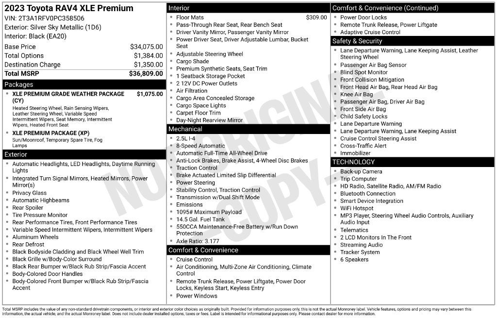 2023 Toyota RAV4 XLE Premium