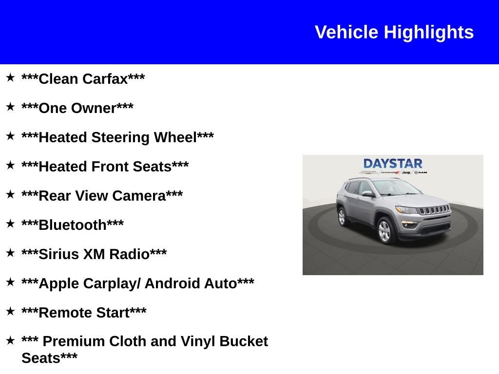 2020 Jeep Compass Latitude 4x4