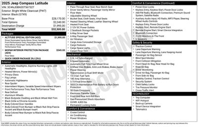 2025 Jeep Compass Latitude