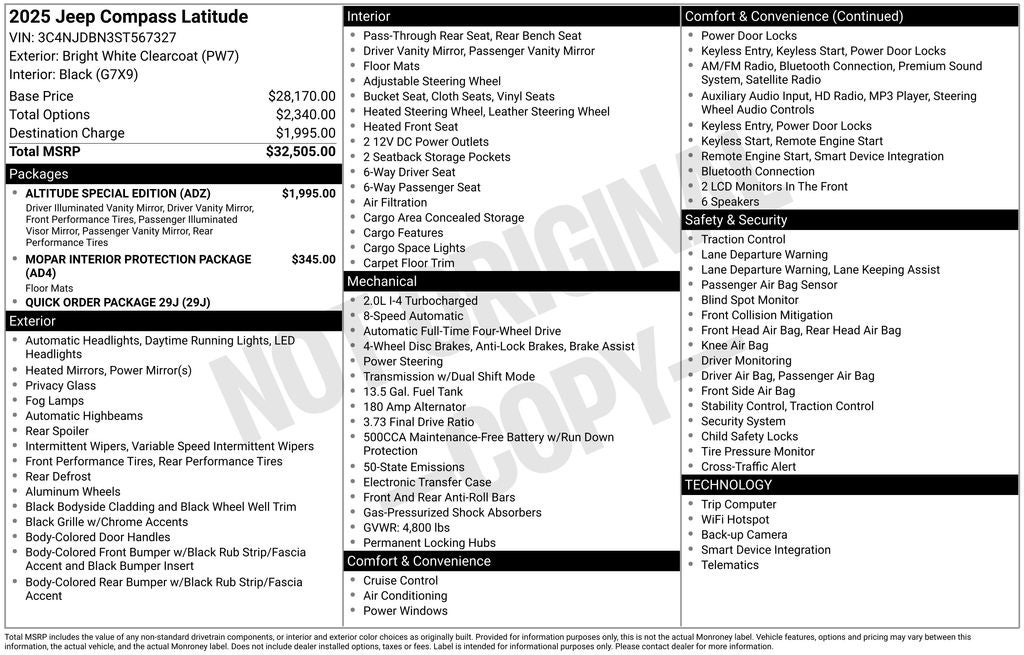 2025 Jeep Compass Latitude