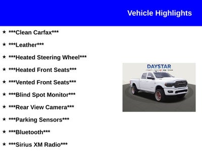 2019 RAM 2500 Laramie Crew Cab 4x4 6'4' Box