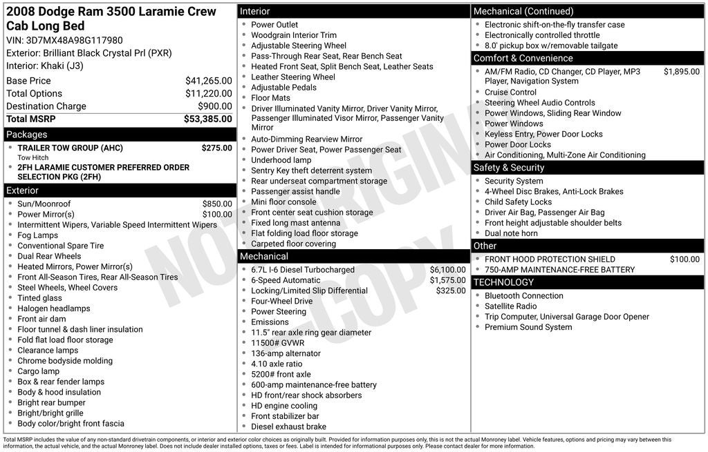 2008 Dodge Ram 3500 Laramie