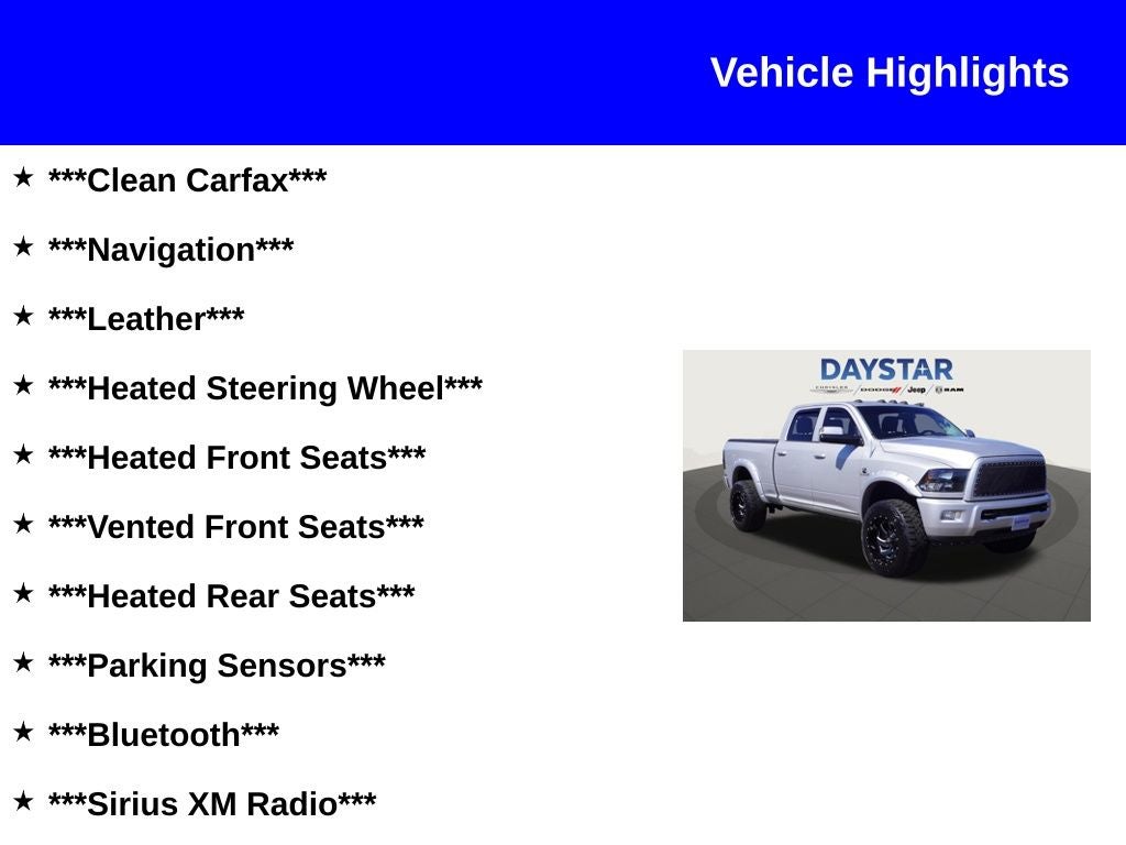 2011 RAM Ram 2500 Laramie
