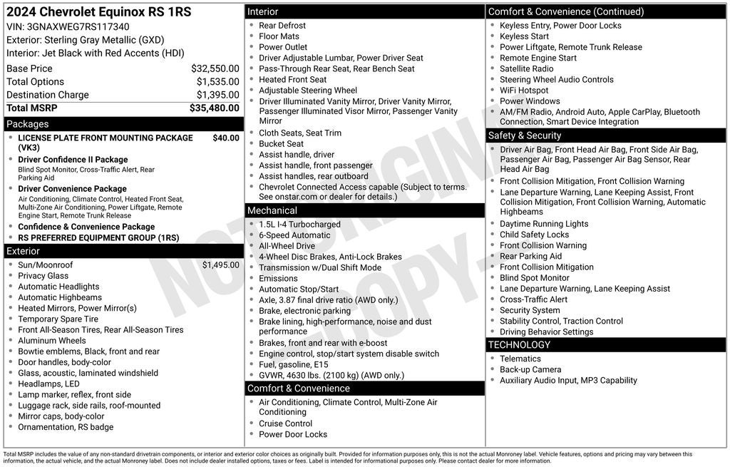 2024 Chevrolet Equinox AWD RS