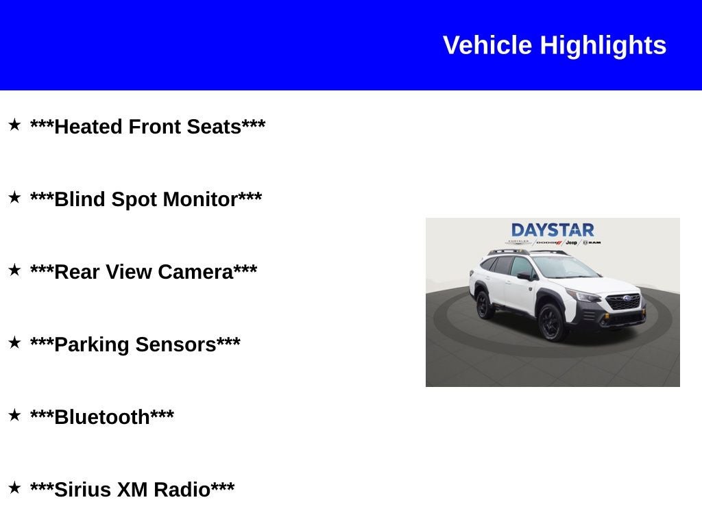 2023 Subaru Outback Wilderness