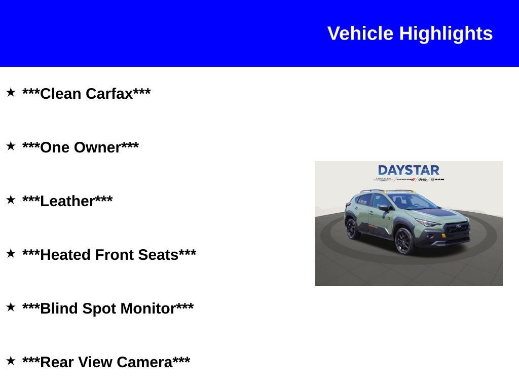 2024 Subaru Crosstrek Wilderness