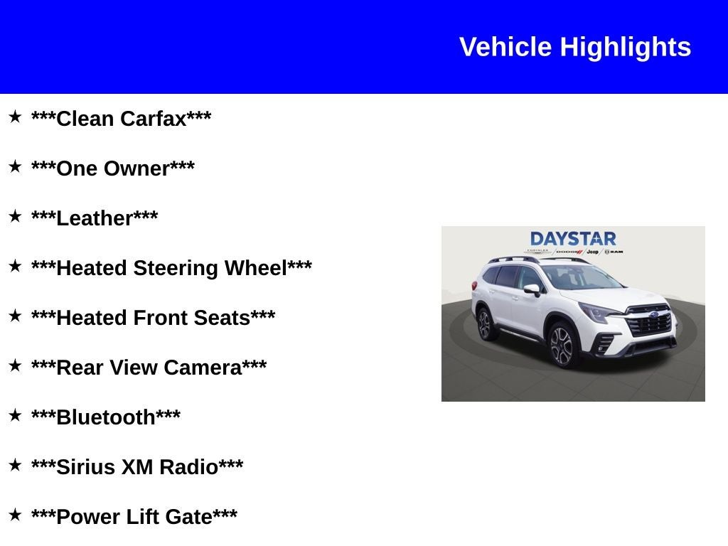 2023 Subaru Ascent Limited 7-Passenger