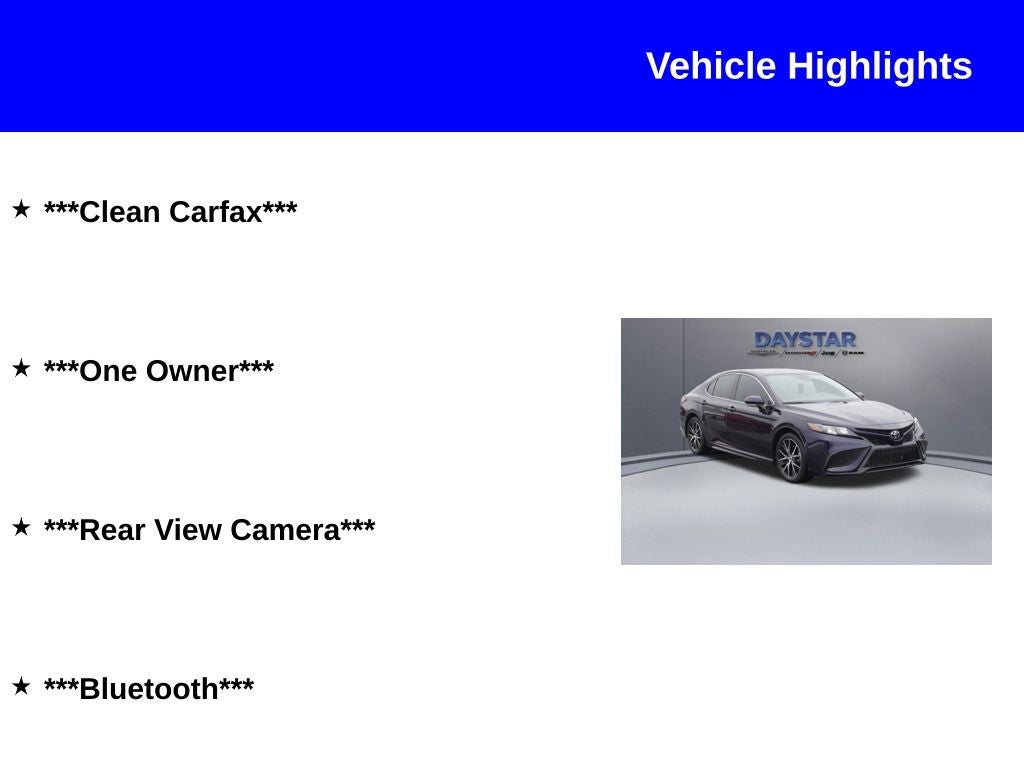 2022 Toyota Camry SE