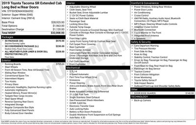 2019 Toyota Tacoma SR