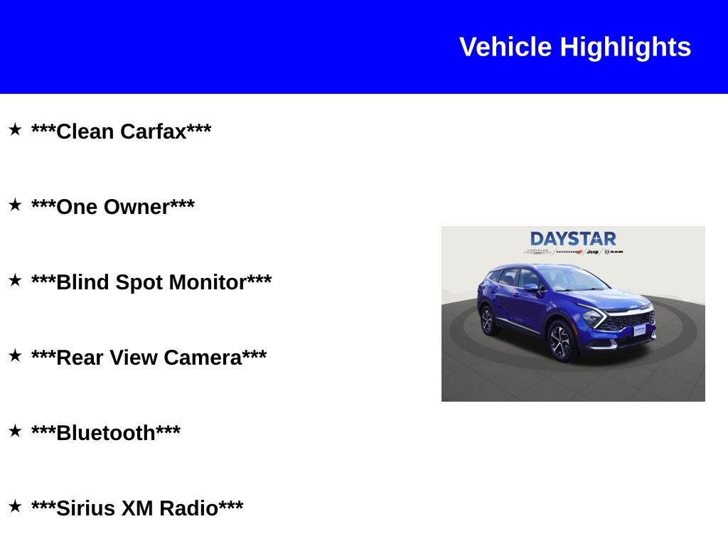 2023 Kia Sportage EX