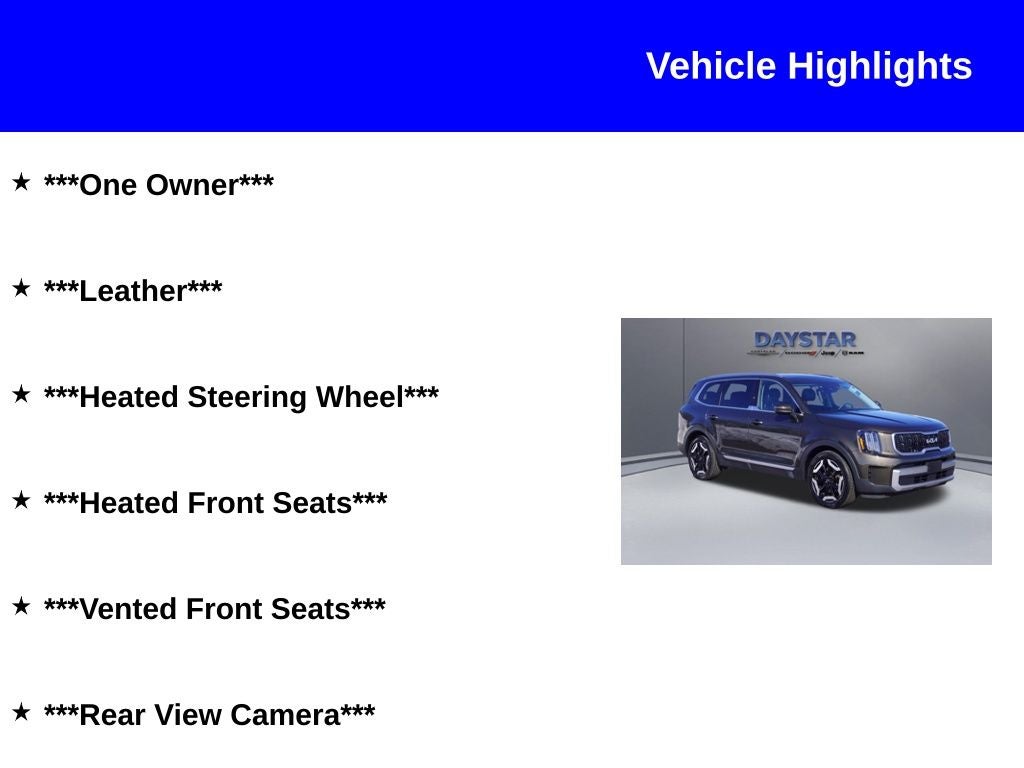 2023 Kia Telluride EX