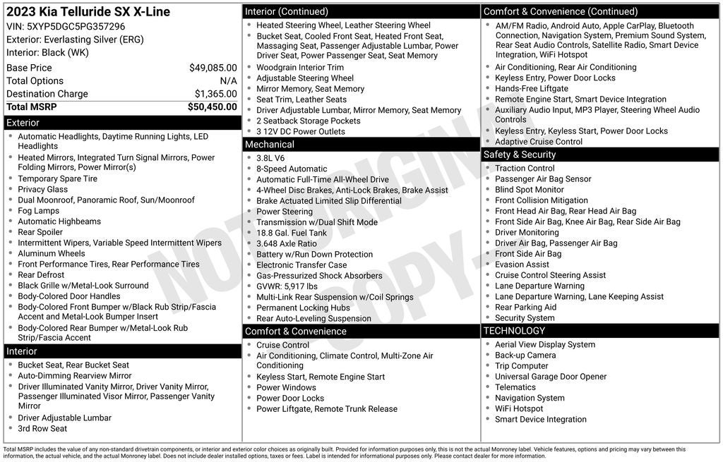 2023 Kia Telluride SX X-Line