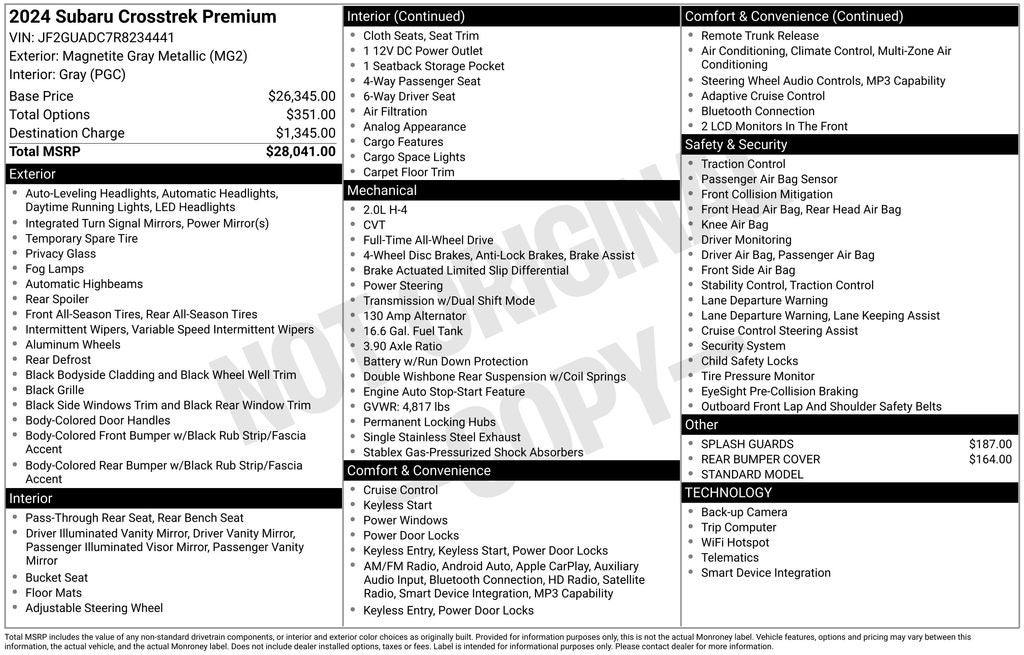 2024 Subaru Crosstrek Premium