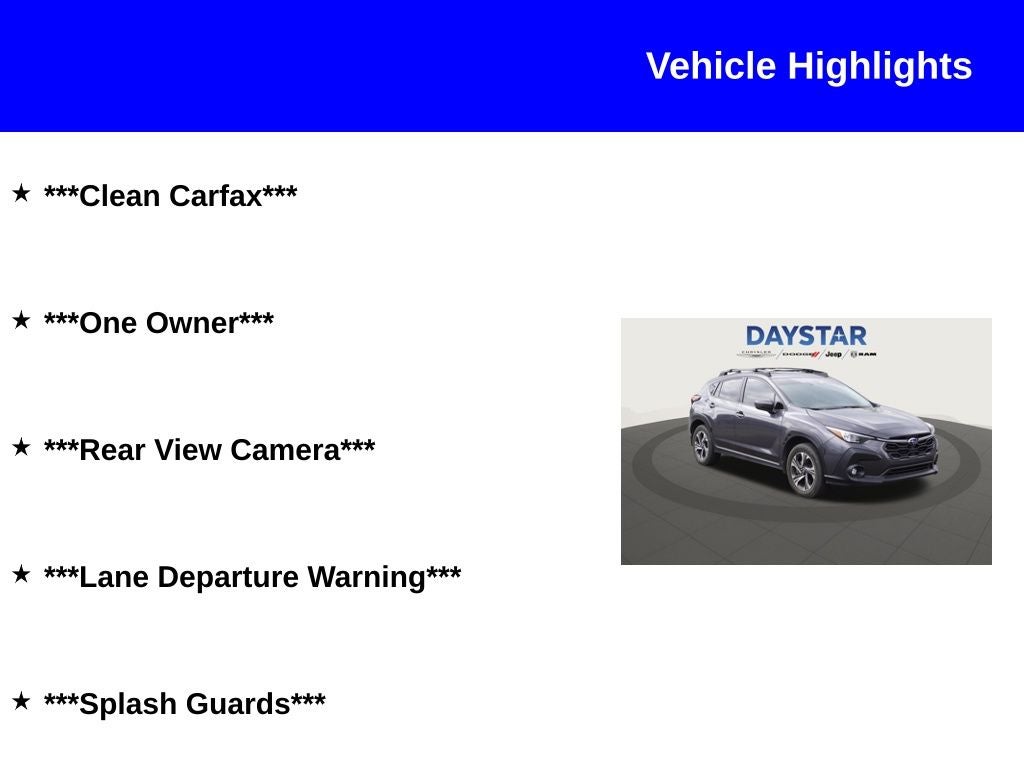 2024 Subaru Crosstrek Premium