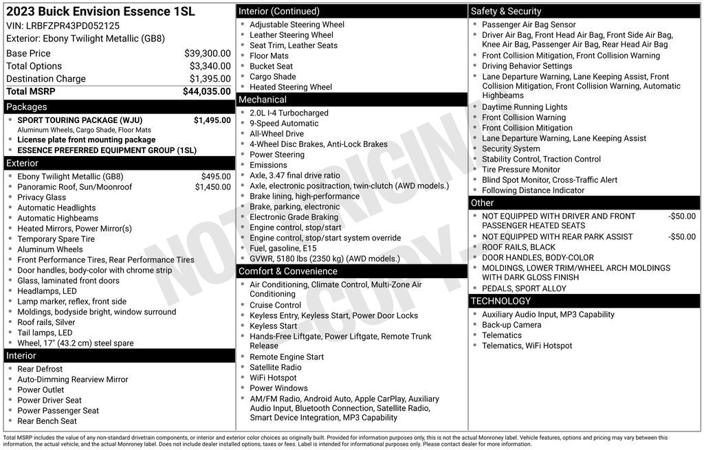 2023 Buick Envision Essence AWD