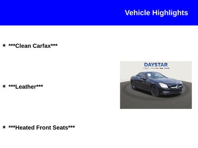2015 Mercedes-Benz SLK 250 SLK 250