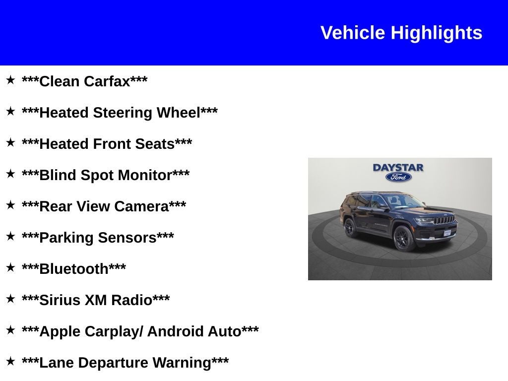 2021 Jeep Grand Cherokee L Laredo