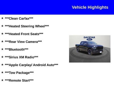 2019 RAM 1500 Big Horn/Lone Star
